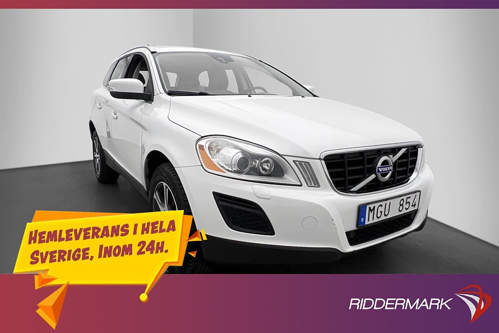 Volvo XC60 D5 AWD Summum Värmare Drag Skinn Sensorer Elstol