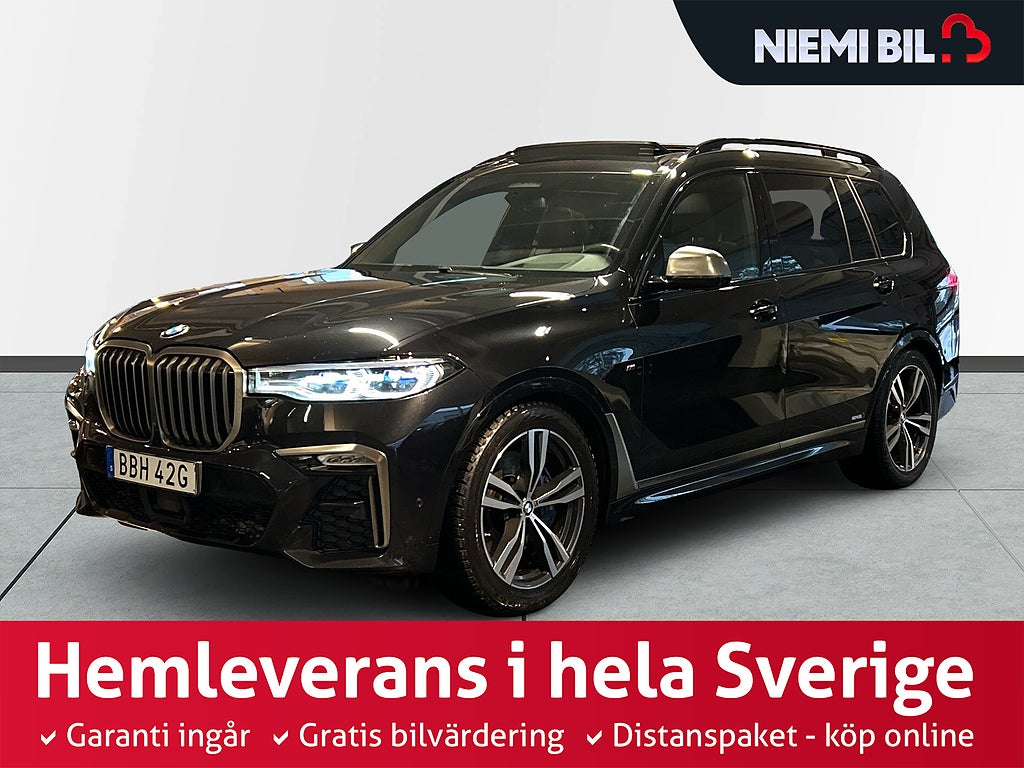 BMW X7 M50d Steptronic H&K/6sits/HuD/Massage/Skinn/Pano/Drag