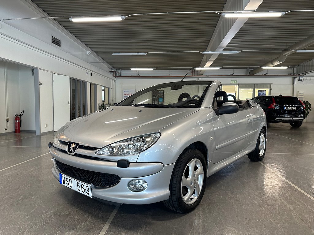 Peugeot 206 CC 1.6 Euro 4 Fullservad Kamrembytt 1-Ägare