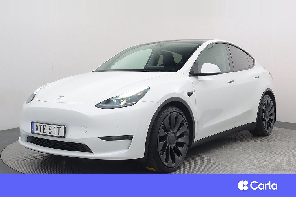 Tesla Model Y Performance AWD Autopilot Pano V-hjul