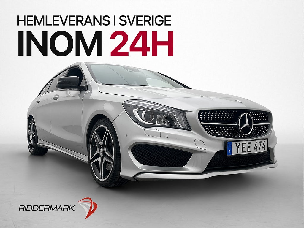 Mercedes-Benz CLA SB 220 d 4M AMG Värm Kamera Navi Halvskinn