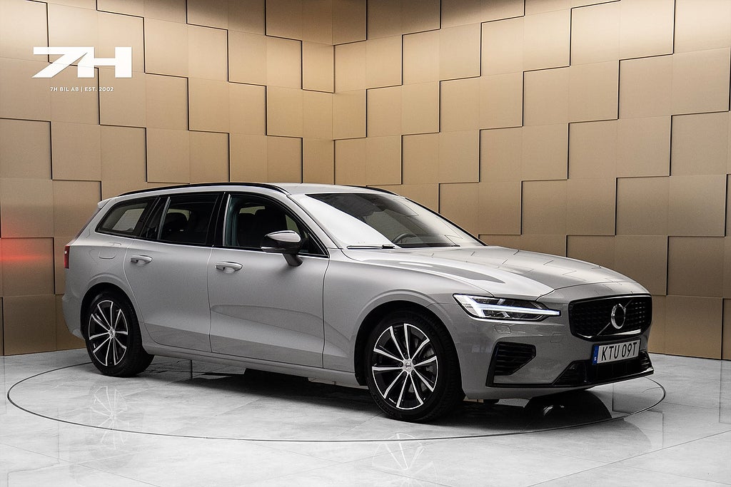 Volvo V60 T6 Plug-In Hybrid AWD Drag Pilot Assist Läder Kamera