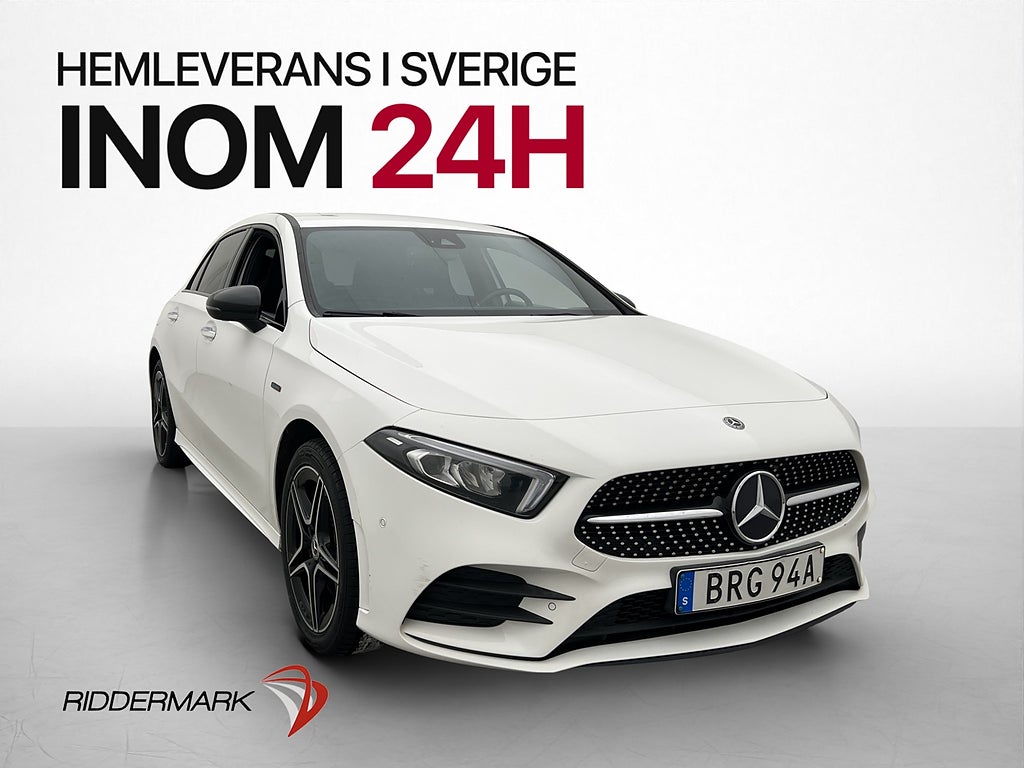 Mercedes-Benz A250 e 218hk AMG Cockpit Navi Kamera Värmare