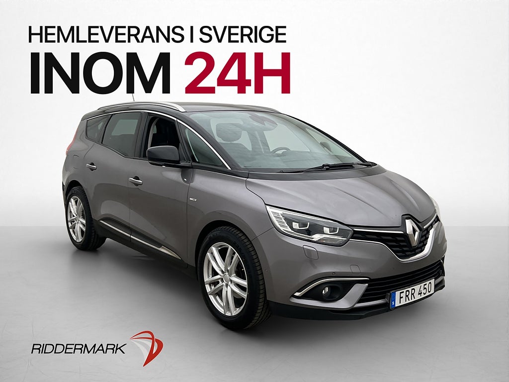 Renault Grand Scénic 160hk 7Sits M/K-Värm BOSE Pano Kamera