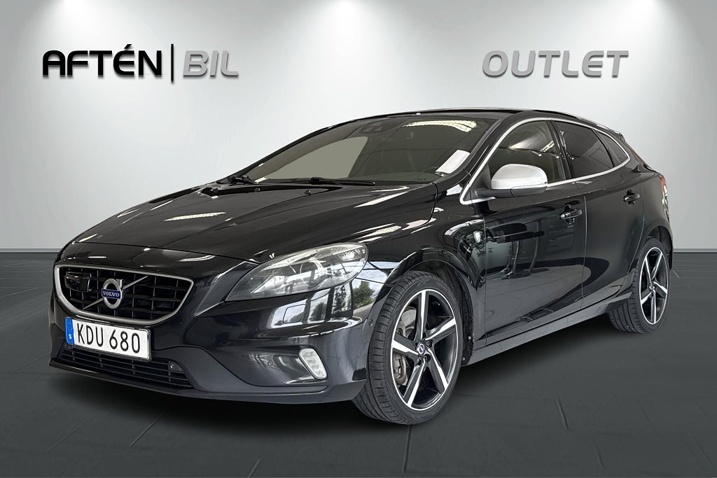 Volvo V40 D4 190hk R-Design Glastak Skinn Navi Värmare Sensorer