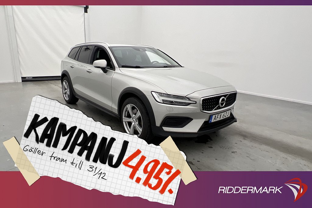 Volvo V60 Cross Country D4 AWD D-Värm VOC Kamera 4,95% Ränta