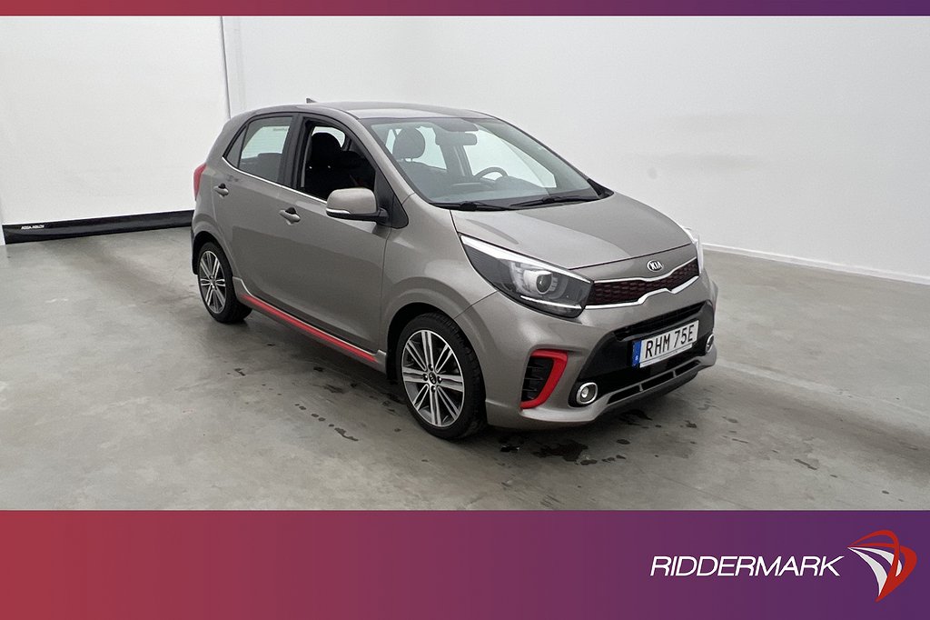 Kia Picanto 1.0 T-GDI 100hk GT-Line B-Kamera Skinn Rattvärme