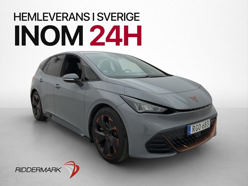 Cupra Born e-boost 77 Adapt-fart Kamera Nav CarPlay Sensorer