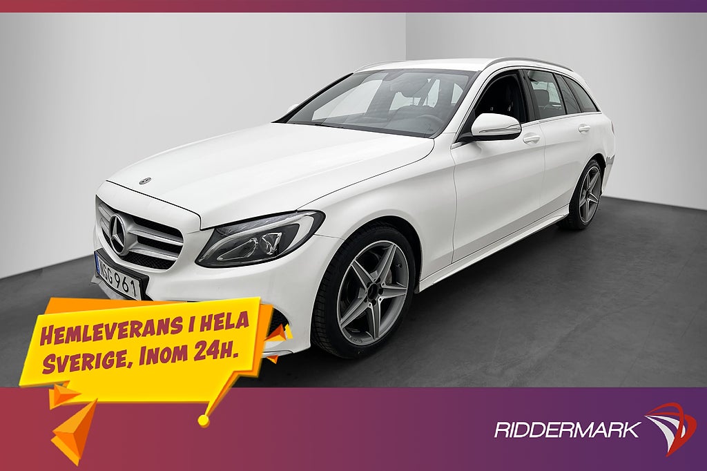 Mercedes-Benz C 180 T AMG Line Skinn Kamera Bluetooth