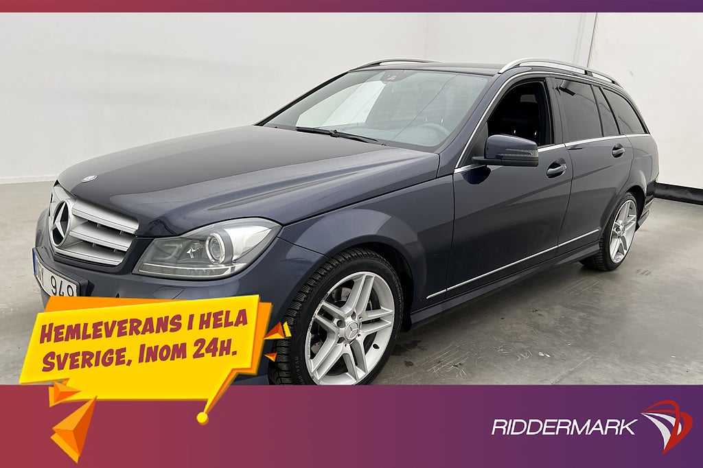 Mercedes-Benz C 220 T AMG M-Värmare Navi P-Sensorer Drag