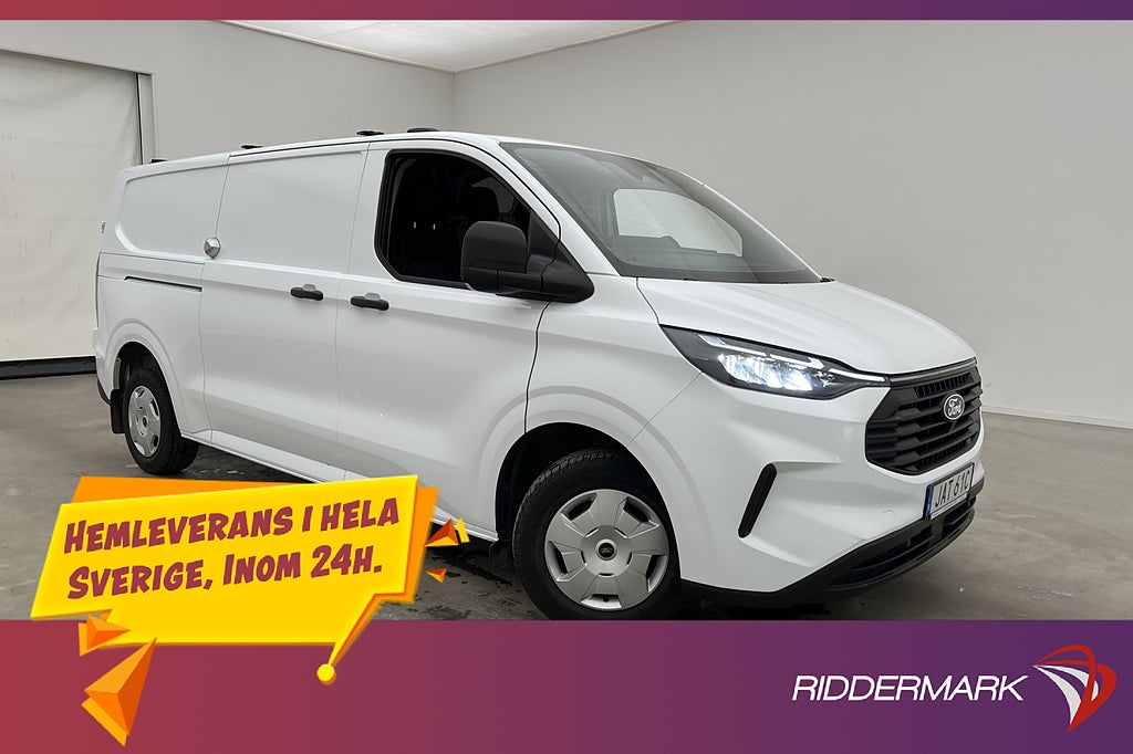 Ford transit-custom L2 Värmare Dragkrok Kamera CARPLAY Moms