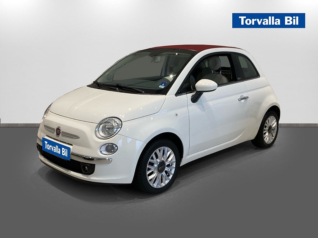 Fiat 500C 1.2 8V Lounge inkl. V-hjul  Ny kamrem 