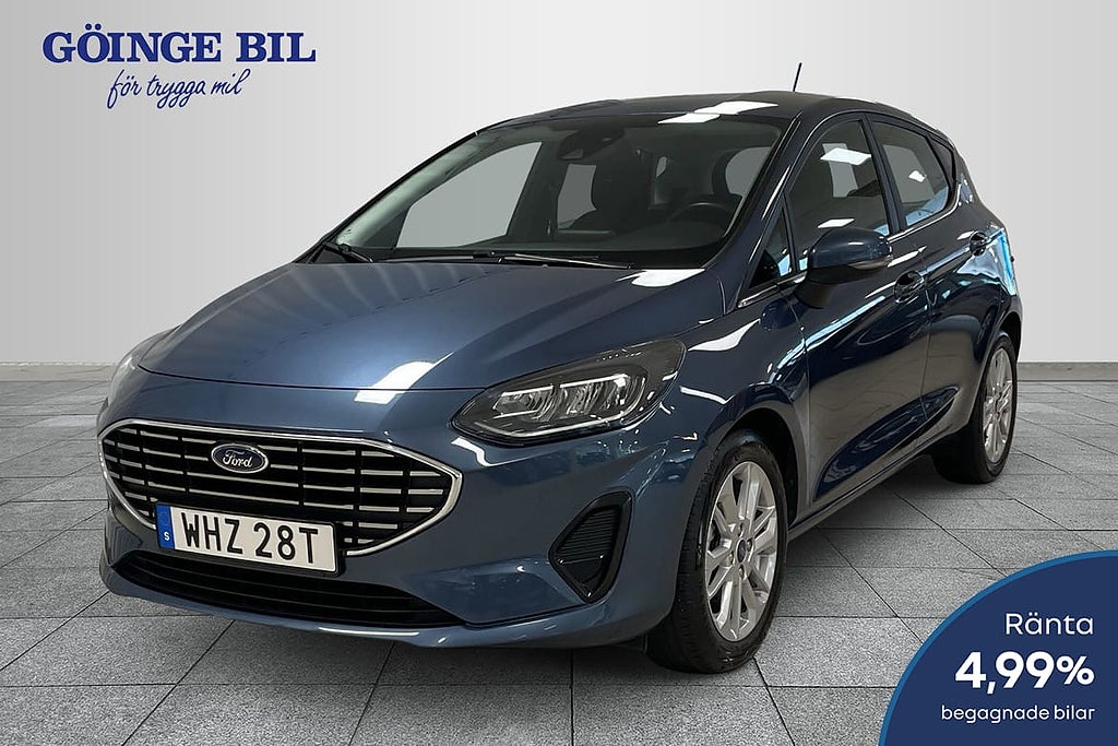 Ford Fiesta 1.0 125 MHEV Titanium E AUT/ Rattvärm/ PDC/ Carplay