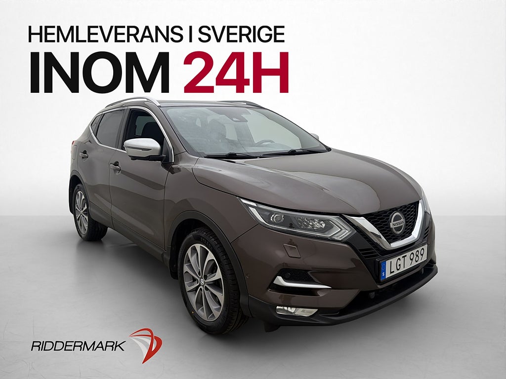 Nissan Qashqai 1.2 115hk Tekna+ Pano 360° En-Brukare Skinn