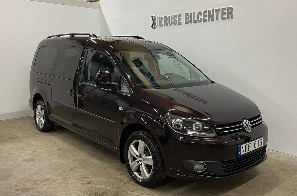 Volkswagen Caddy Maxi Kombi 1.6 TDI 7-sitsig/Värm/Drag 102Hk