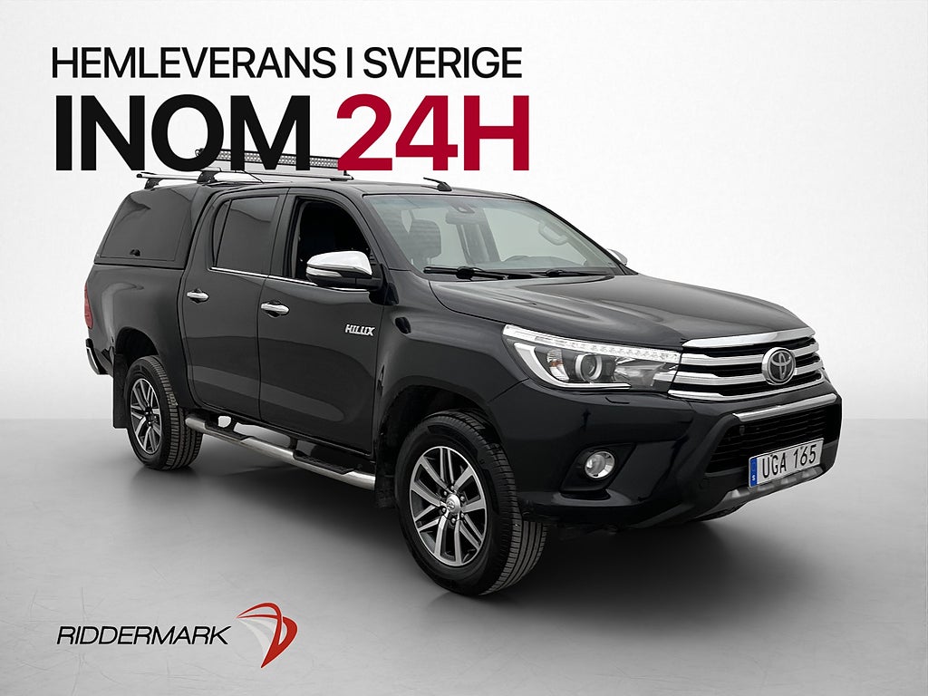 Toyota Hilux Premium 2.4 AWD M/K-Värmare Drag Skinn Moms