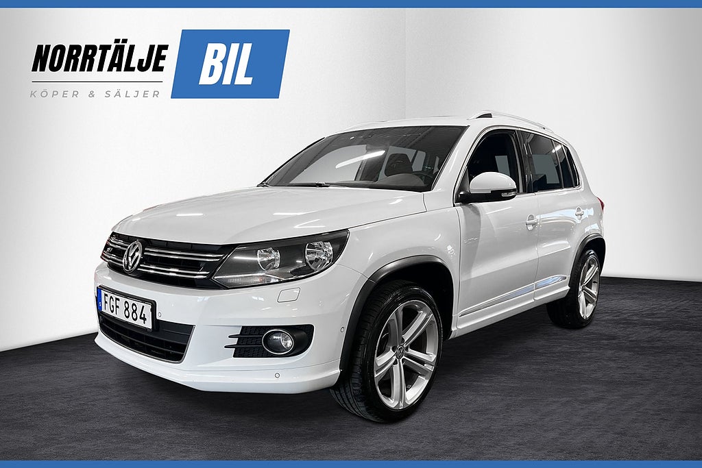 Volkswagen Tiguan 1.4 160 HK TSI 4M R-LINE DRAG M&K NYSERV PDC BLUETOOTH