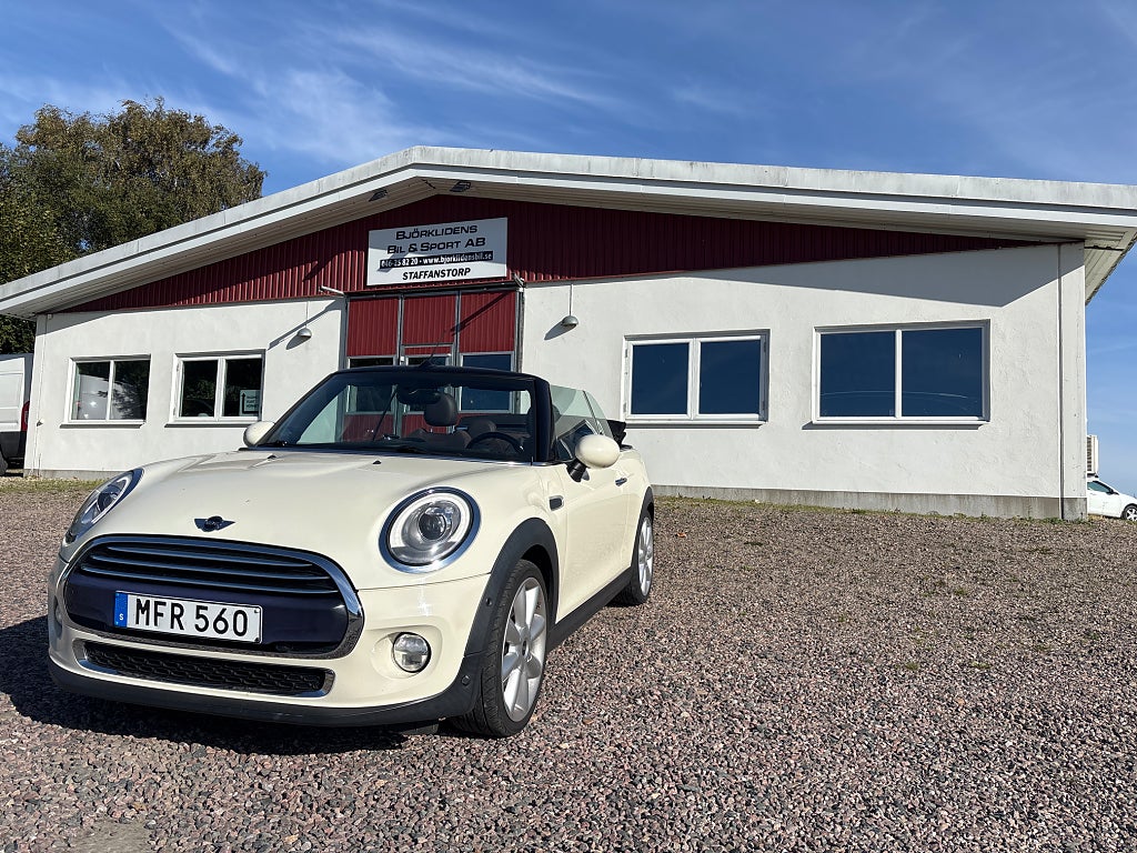 MINI Cooper Convertible Euro 6 Chili / Läder