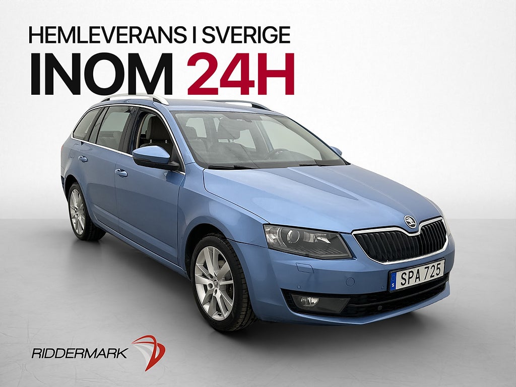Skoda Octavia TDI Elegance Värm P-Sensorer Bluetooth Drag