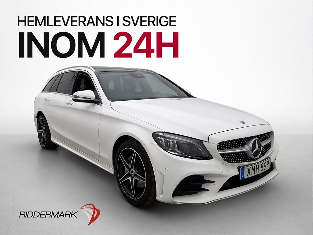 Mercedes-Benz C220 d 4M AMG Pano Burmester Cockpit Värm Drag