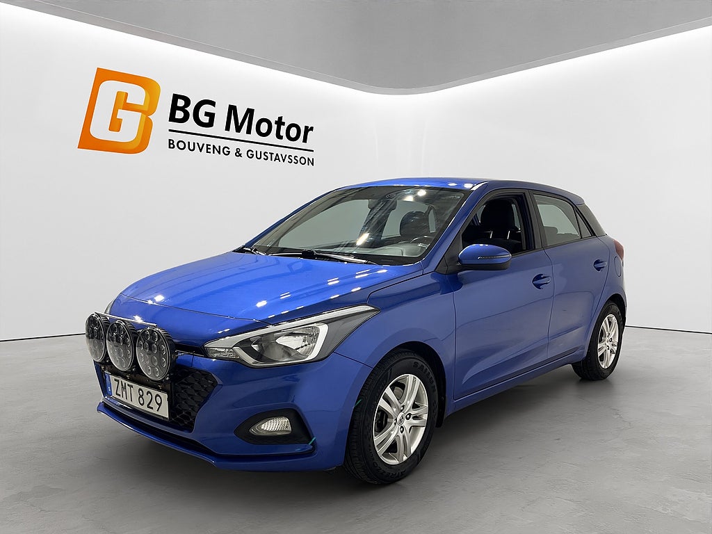 Hyundai i20 1.0 100HK T-GDI blue DCT Aut/Farthållare/Rattvärme