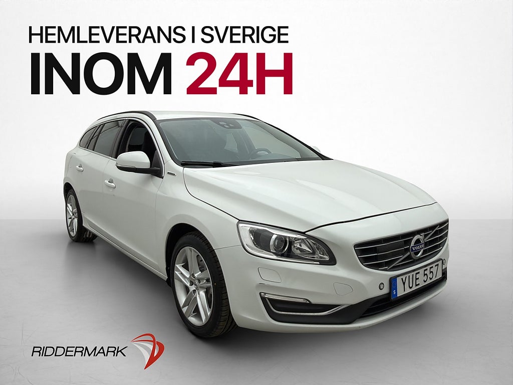 Volvo V60 Hybrid D5 AWD Momentum D-Värm Drag Adaptiv-farth