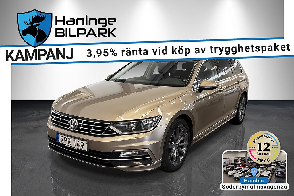 Volkswagen Passat Sportscombi 2.0 TDI 4M Skinn B-Kamera SUPERDEAL 3,95 %