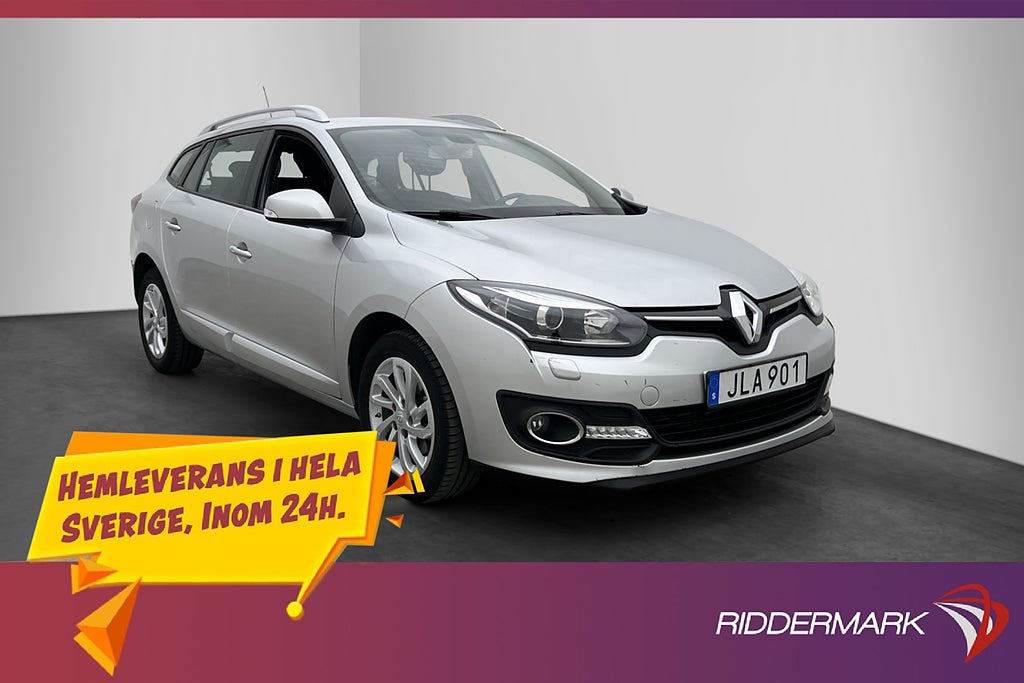Renault Mégane Grandtour 1.2 TCe 115hk En-Brukare Sensorer