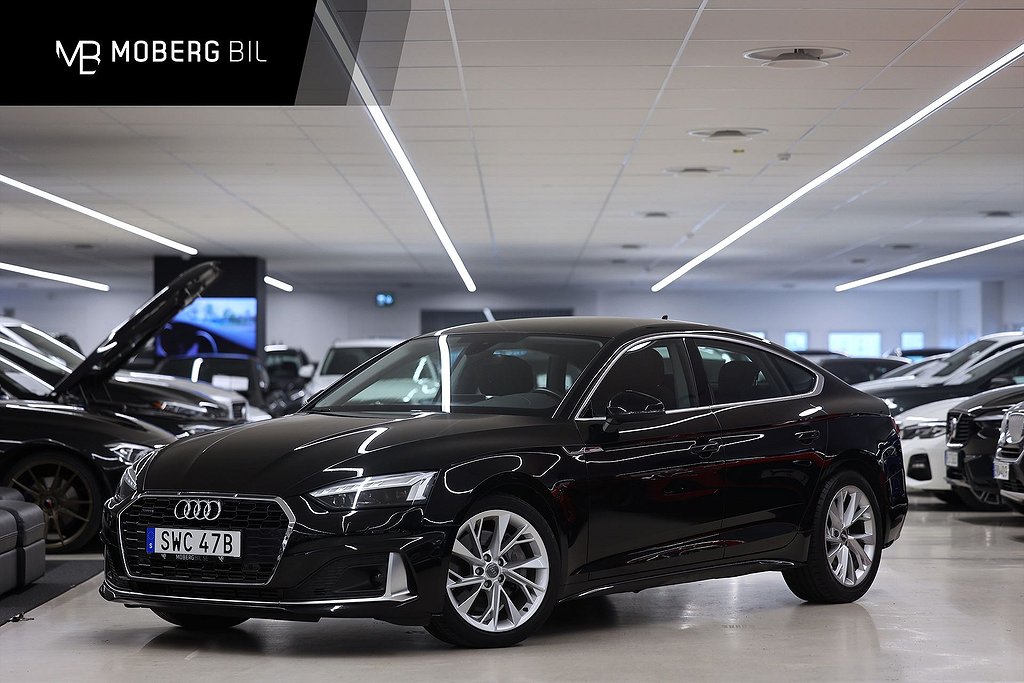 Audi A5 45 TFSI Q Sportback 245hk Proline Värmare B-Kamera Drag