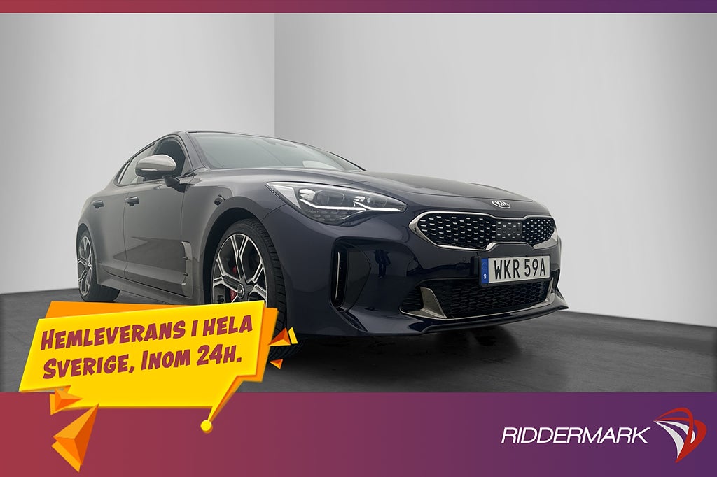 Kia Stinger GT AWD 3.3  T-GDi 366hk H/K HUD 360° Läder Pano