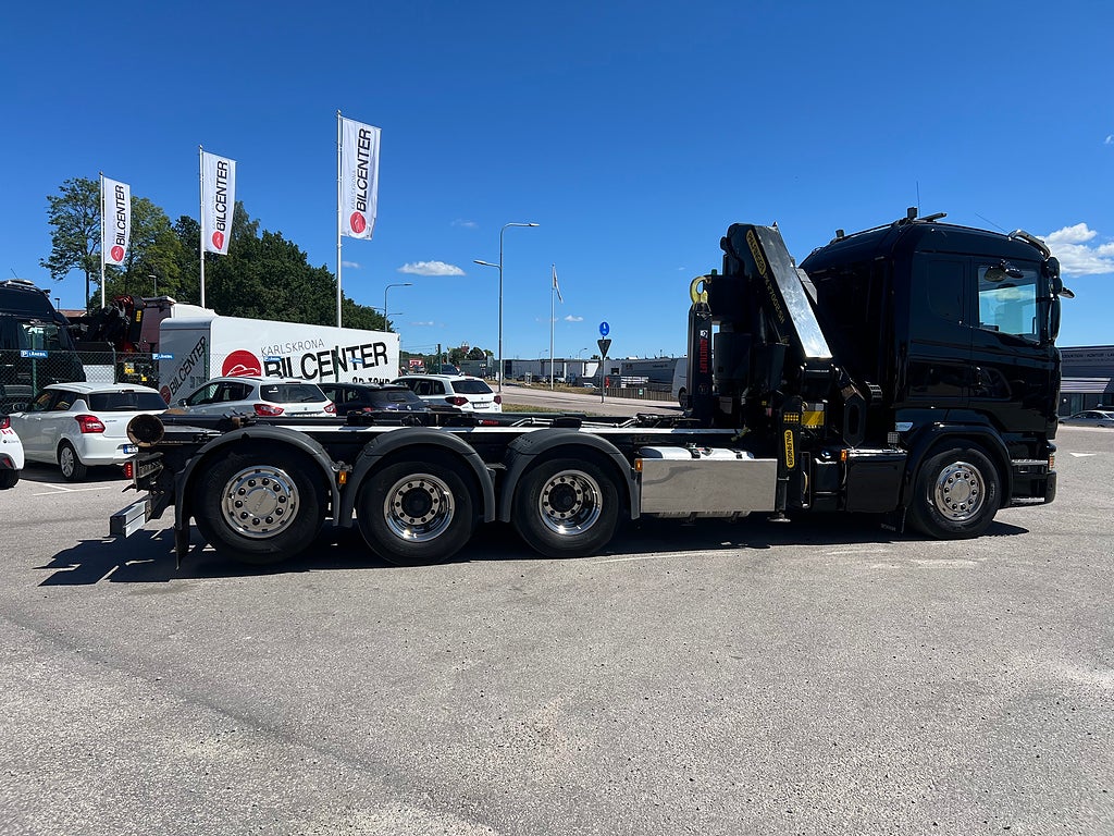 Scania R490 8x4*4 Tridem Kranväxlare, Palfinger 27002 Kran