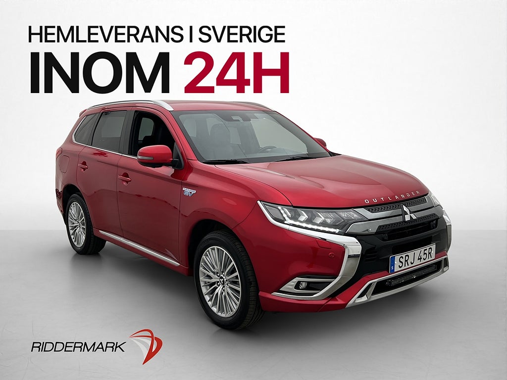 Mitsubishi Outlander PHEV Business AWD 360°  Skinn Rattvärme