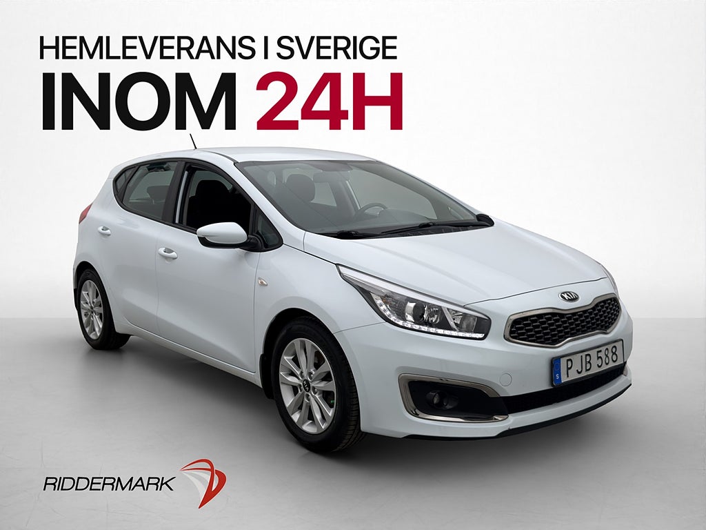 Kia Ceed 1.4 CVVT 99hk Sensorer Rattvärme Välservad 0,6l/mil