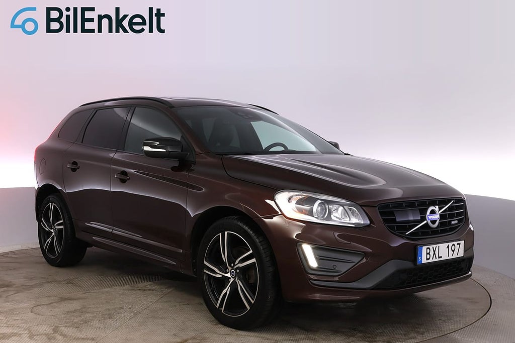 Volvo XC60 D5 AWD Black R Panorama Drag Kamera