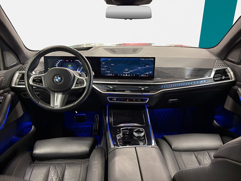 BMW X7 xDrive40d, M-Sport, 6 Sits, Pano, 360, MOMS
