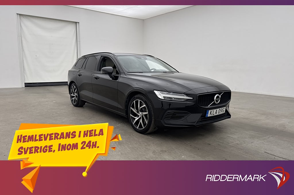 Volvo V60 Recharge T6 AWD 360° HUD Värmare Läder Drag BLIS