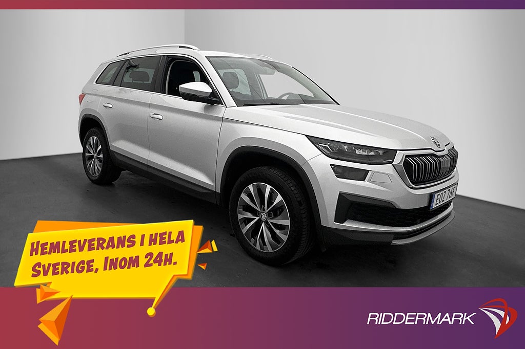 Skoda Kodiaq 2.0 TDI 4x4 7-Sits Värmare Skinn Kamera Drag