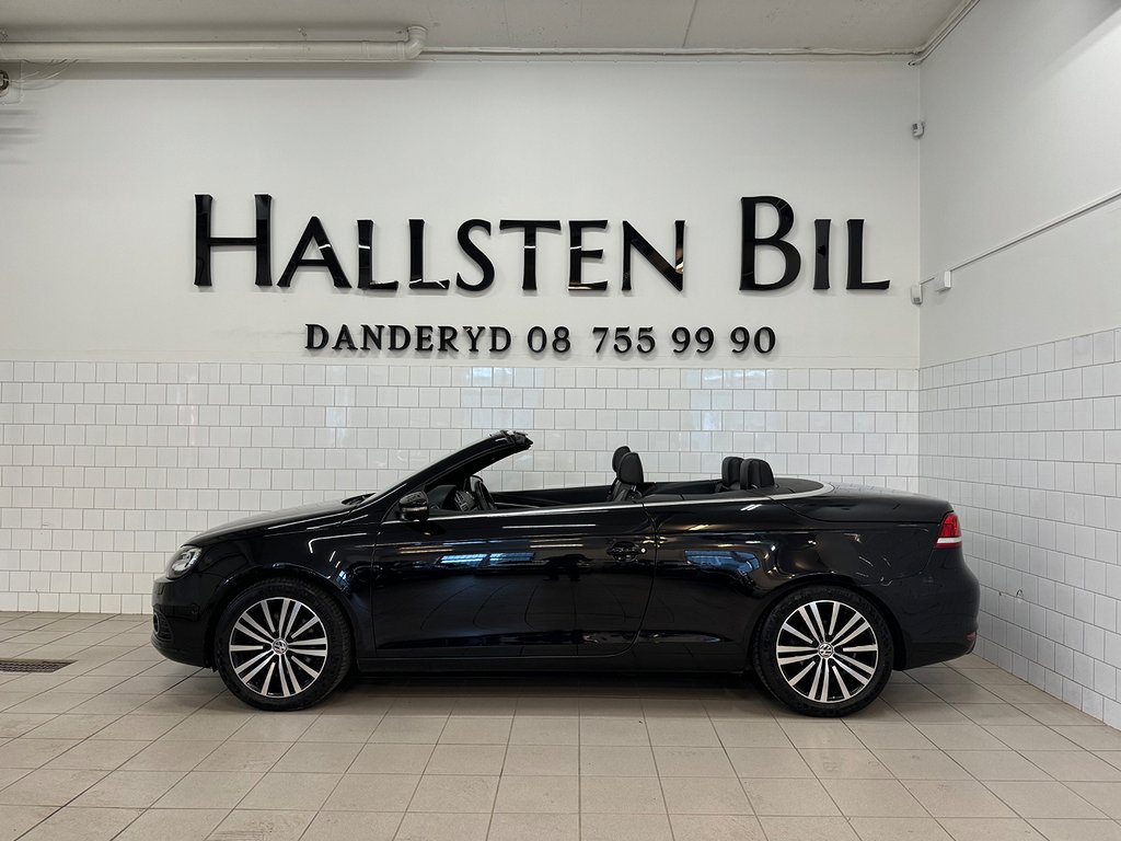 Volkswagen Eos 1.4 TSI Cab Skinn Taklucka Värmare Svensksåld