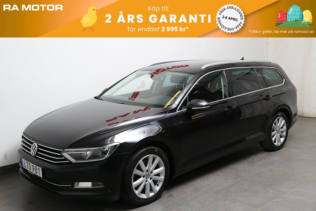 Volkswagen Passat 2,0 TDI 150hk Sportscombi Värmare Dragkrok 2015