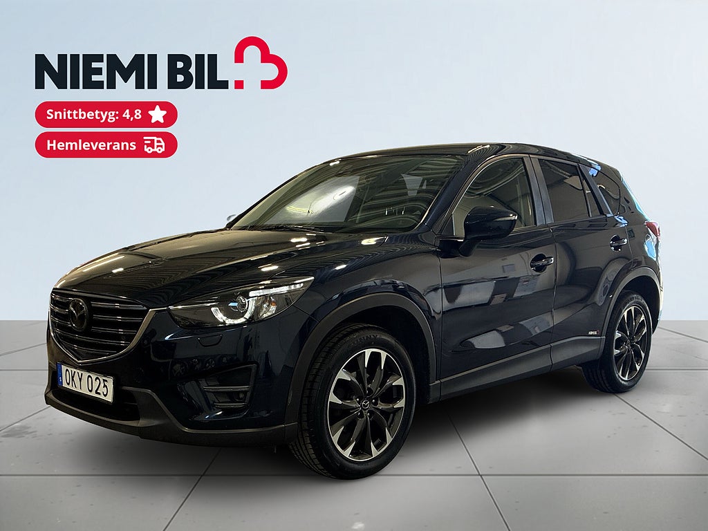 Mazda CX-5 2.5 SKYACTIV-G AWD Kamera BOSE Farthållare Skinn Psens 