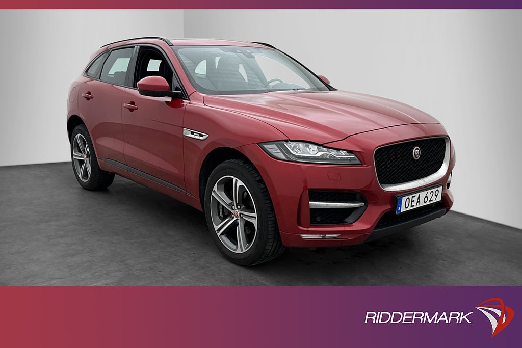 Jaguar F-Pace 20d AWD R-Sport Pano Meridian Navi Skinn