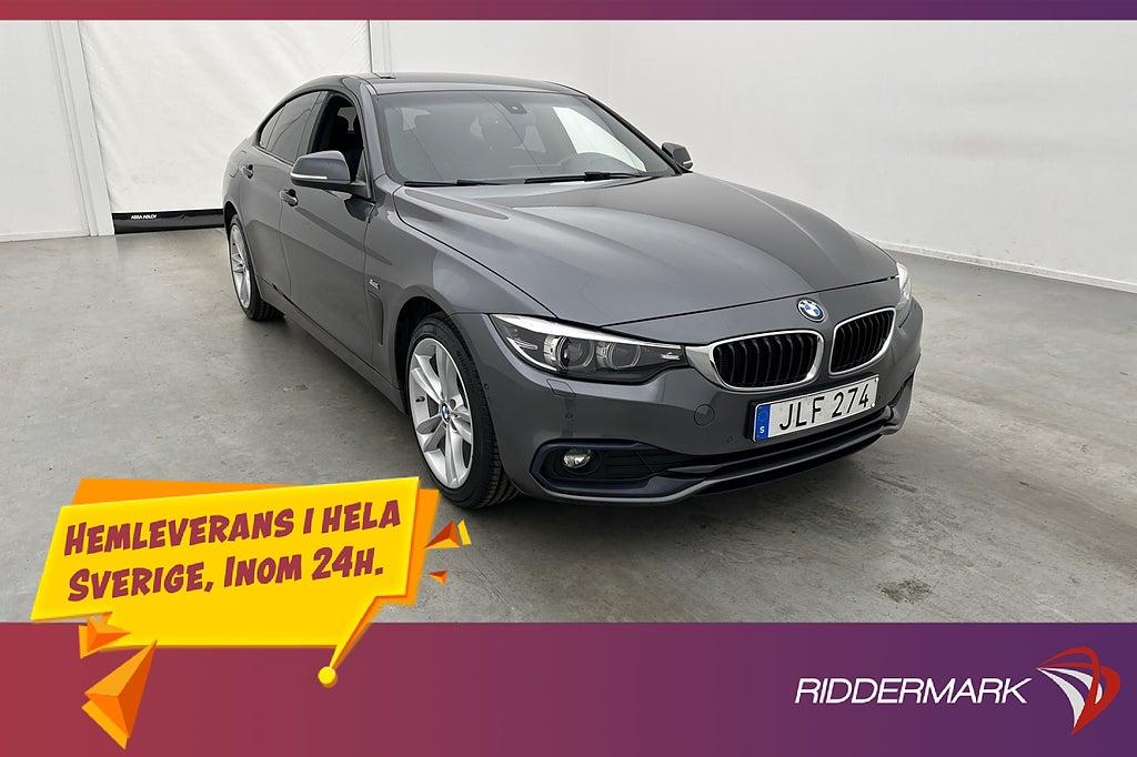 BMW 420 D xDrive Gran Coupé Sportline Kamera Dragkrok Navi