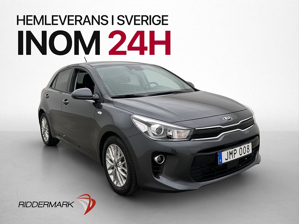 Kia Rio 1.0 T-GDI 120hk GLS B-Kam Carplay P-sensor Bluetooth