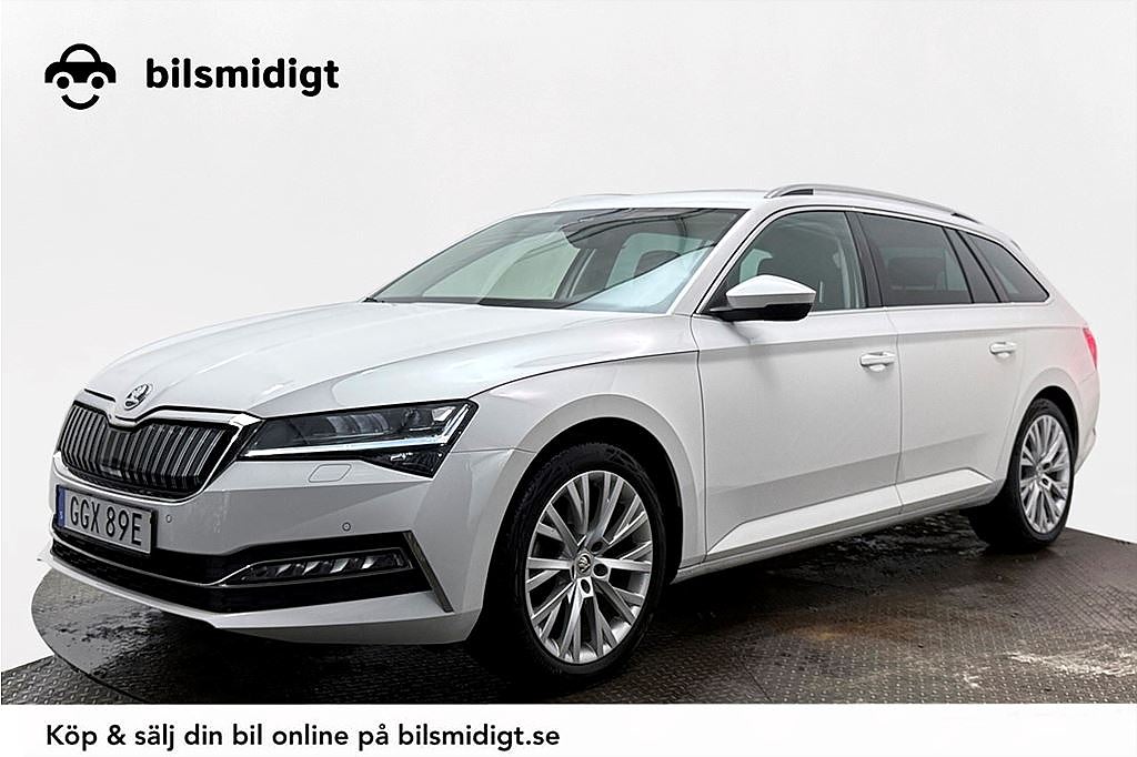 Skoda Superb Combi iV Business Drag Läder Cockpit CANTON MOMS