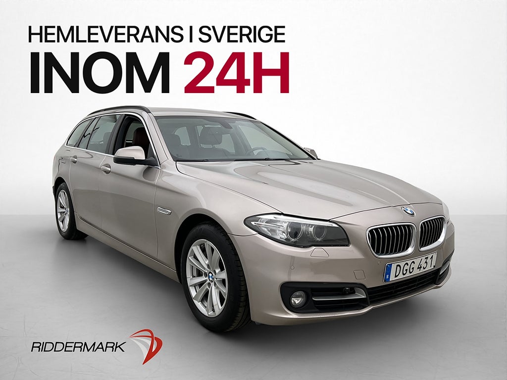 BMW 530 xDrive 258hk P-sensorer Farthållare Skinn Rattvärme