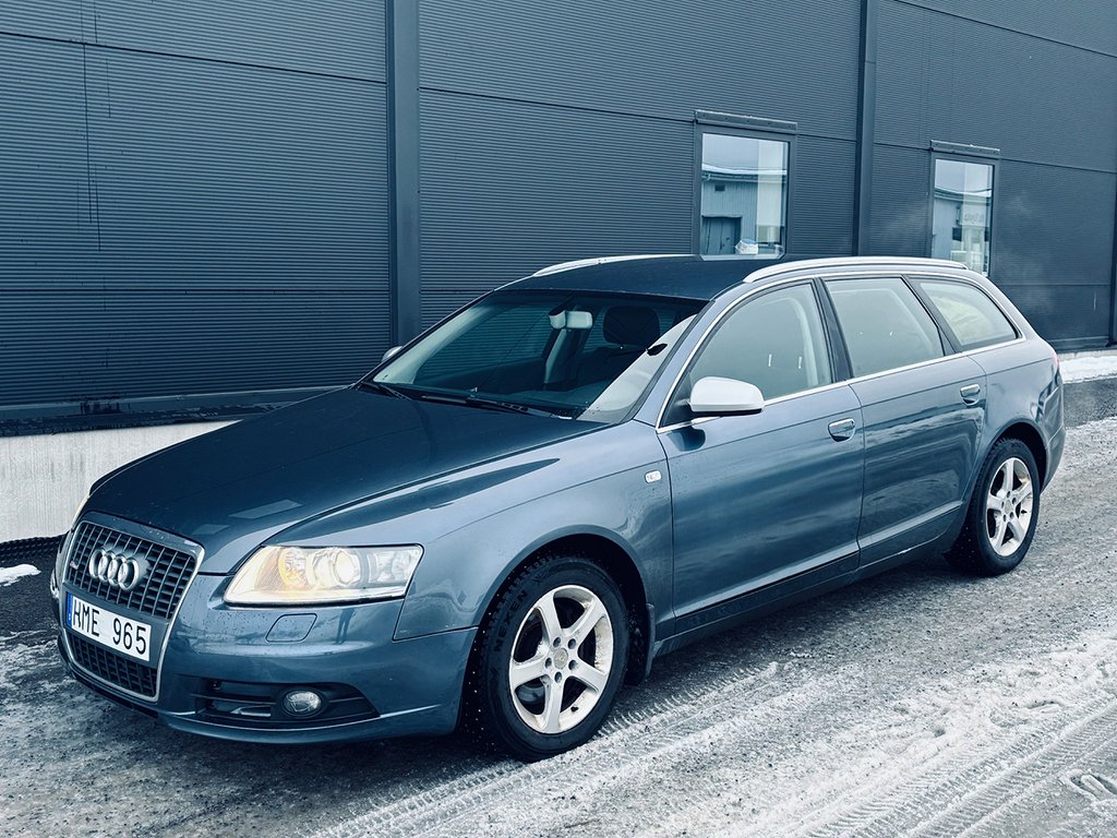 Audi A6 Avant 2.0 TDI 140hk S-Line Dragkrok Nybesiktigad