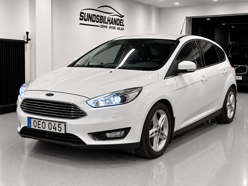 Ford Focus 1.0 EcoBoost Titanium 125hk 1-Ägare Lågmilad