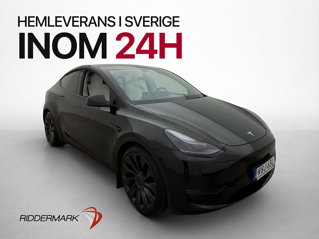 Tesla Model Y Performance Ljus Interiör Dragkrok MOMS