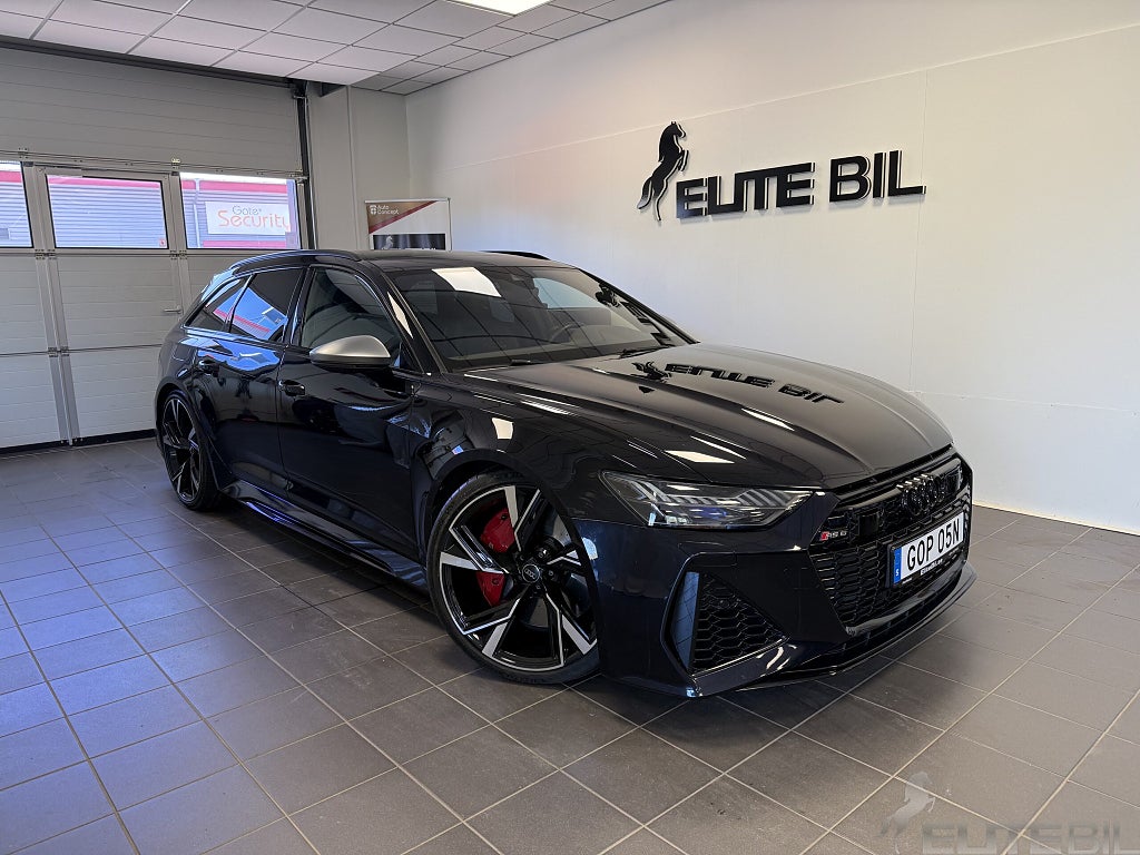 Audi RS6 Drag / 22" / Pano / Svart Optik / RS Designpkt.