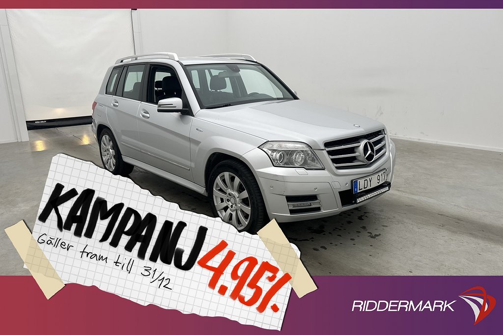 Mercedes-Benz GLK 220 CDI 4M 170hk Sensorer Ha 4,95% Ränta